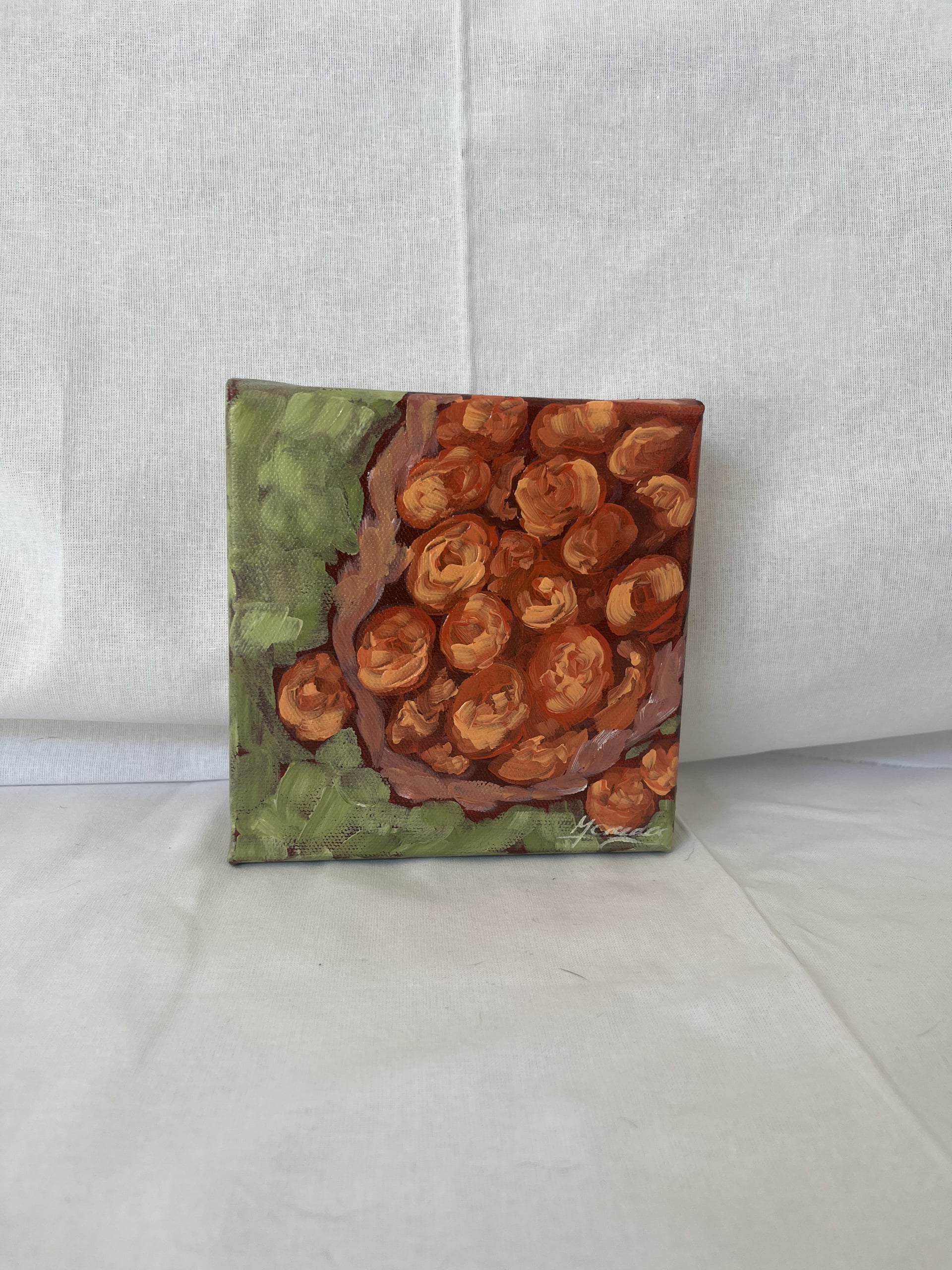 Orange roses by Mercedes Michel — alternate view 2