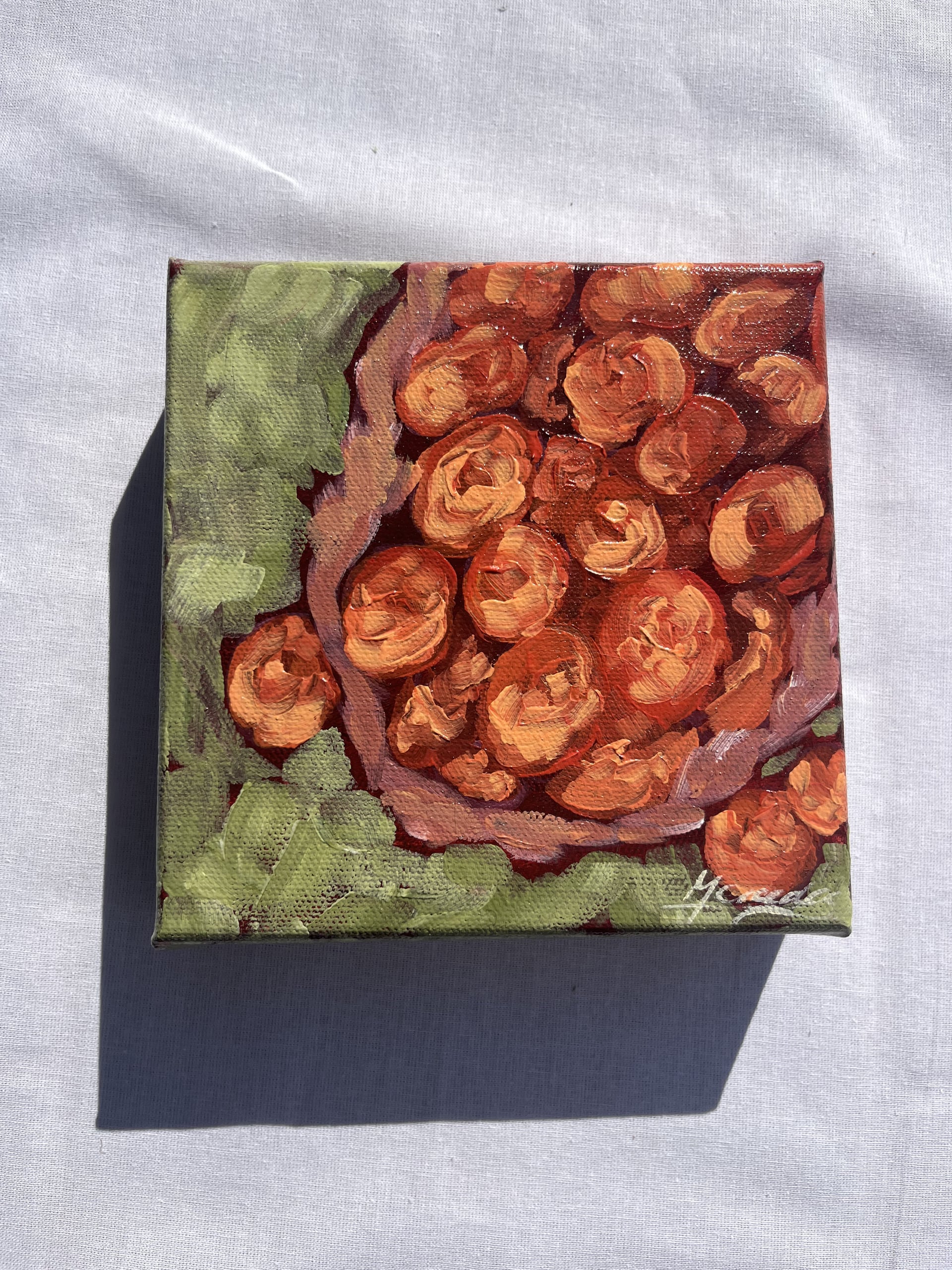 Orange roses by Mercedes Michel — alternate view 4