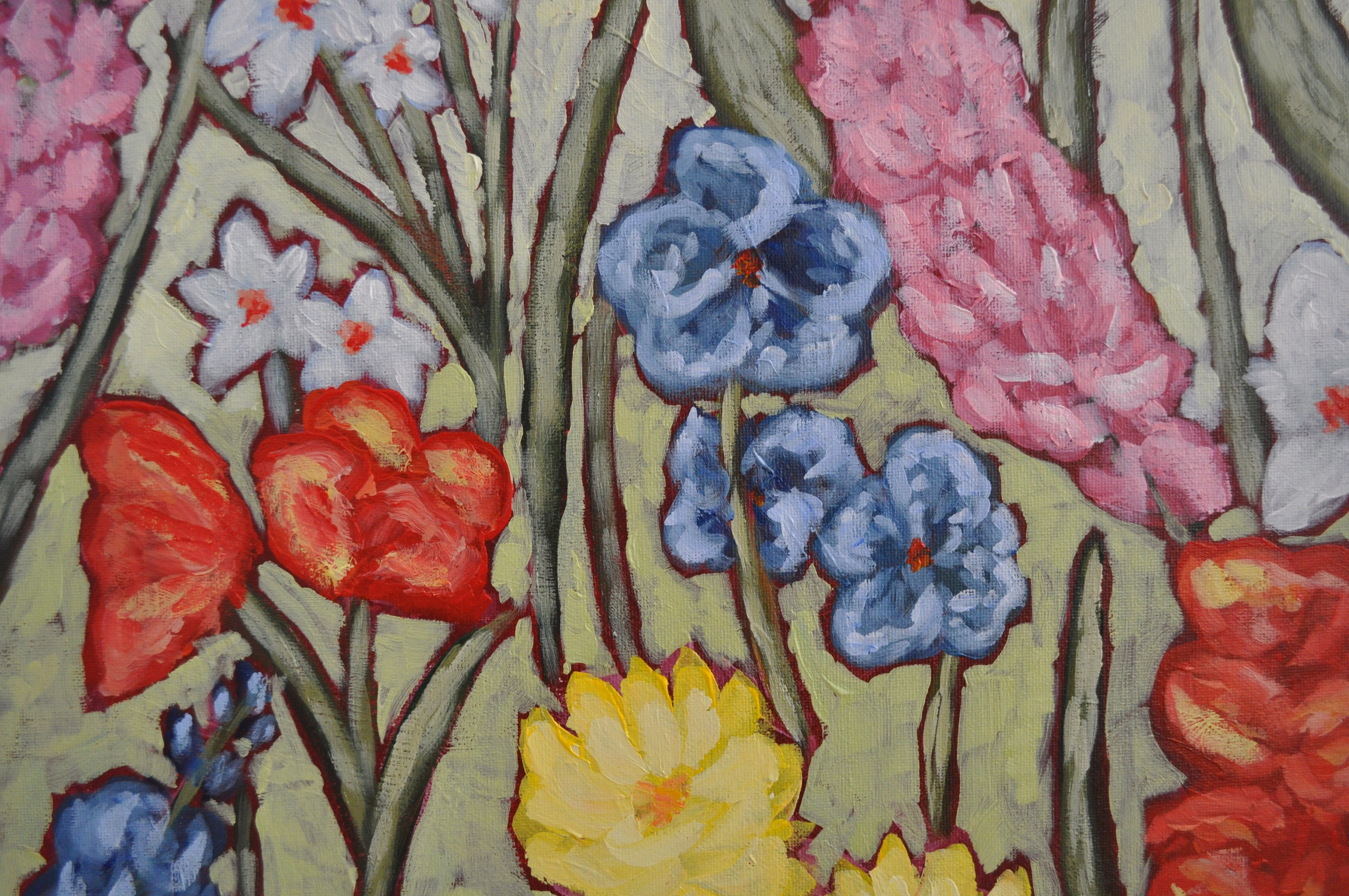 Spring flowers, detail, by Mercedes Michel — alternate view 1